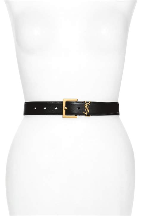 ysl black belt women|yves saint laurent belts women.